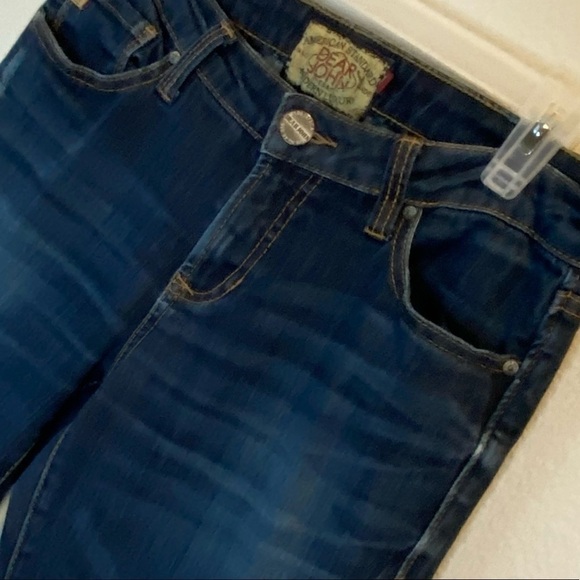 Vintage DEAR John Dark Denim Jeans Bootcut size 7 Y2K Streetwear 2000’s Low Rise - Picture 4 of 9